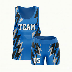 Último Modelo de Camiseta Deportiva Sublimada con Diseño de Impresión Completa, Camiseta Deportiva para Pedidos al por Mayor, Uniforme de Atletismo Bordado Personalizado - Product Image 1
