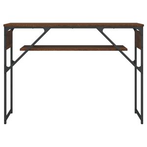 Consolle in legno ingegnerizzato di rovere marrone 41,3x11,8x29,5 pollici - Product Image 4