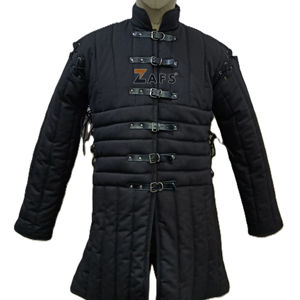 Manteau Gambeson Médiéval de Haute Qualité à Manches Longues en Coton Épais Rembourré avec Fermeture à Boucle – Vente en Gros et Exportation - Product Image 1