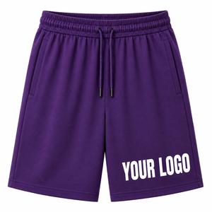 Shorts Bermuda pour Hommes Personnalisables en Toile Couleur Unie Respirants Séchage Rapide avec Cordon de Serrage Design Logo Personnalisé Décontracté Athlétique - Product Image 5