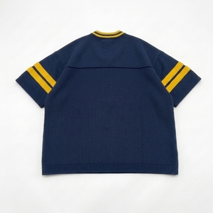 เสื้อถักโอเวอร์ไซส์ผู้ชายสั่งทำขายส่ง ปักโลโก้ด้านหน้า ผ้าฝ้าย 100% ระบายอากาศได้ดี ป้องกันการเป็นขุย แขนสั้น สำหรับฤดูร้อน - Product Image 5