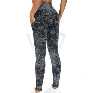 Leggings de Yoga de Cintura Alta con Efecto Levanta Glúteos, Elásticos, Ligeros y Sólidos, con Logotipo Personalizado, para Mujer - Product Image 3