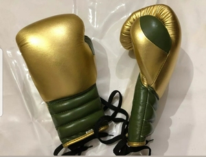 Guantes de Boxeo de Cuero Vacuno Auténtico Estilo Mexicano con Logotipo Personalizado, Diseño de Dedos Completos Antideslizante con Cordones para Entrenamiento y Sparring de Adultos - Product Image 5