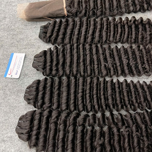 ผมแท้เวียดนาม 100% แบบลอนลึก พร้อมเชือกเย็บและปิดผม สีธรรมชาติ ขายส่ง - Product Image 6