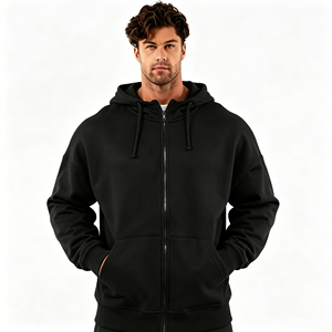 Sudadera con Capucha Personalizada con Pedrería, 100% Algodón, Unisex, Sólida, de Invierno, Holgada, con Bolsillos, Transpirable, 550 Gramos, Gruesa - Product Image 6