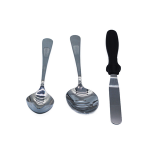 Ensemble d'outils de plats de présentation Altomme Instruments 6 pièces en acier inoxydable – Kit culinaire professionnel pour la décoration alimentaire (pinces, cuillères) - Product Image 4