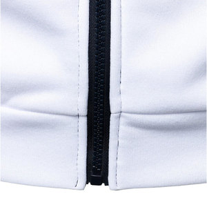 Sweat à capuche pour homme, manches longues, doublure polaire, mélange de coton, broderie personnalisée, coupe-vent, protection solaire, évacuation de l'humidité - Product Image 5