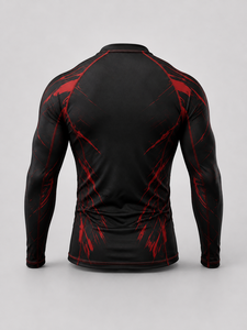 WEAVEON Men's Adult Full Sleeve <b>Rashguard</b> 180g Spandex/Nylon Breathable Digital Print Front Logo Needle Detection OEM Service - Product Image 2