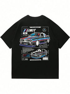 Camiseta de Alta Calidad para Hombre, Corte Holgado y Recortado, 300 GSM, Camisetas Más Vendidas, Camisetas con Logotipo Personalizado, Corte Holgado - Product Image 4