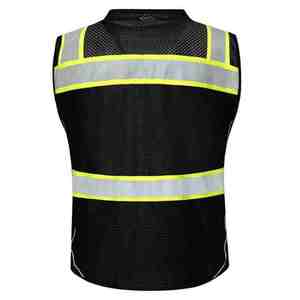 Factory Wholesale Reflective Safety Clothing Polyester <b>Night</b> Work WearJacket Safety Vest Reflective Vest with logo - Product Image 3