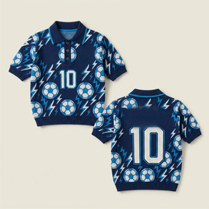 Camisetas de Fútbol Tejidas Activas al por Mayor, Camisetas de Fútbol Transpirables de Malla, Ropa Deportiva Personalizada - Product Image 4