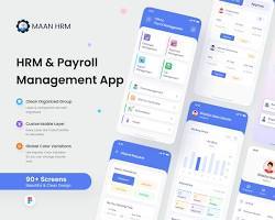 Application de gestion RH avec gestion des présences, des absences, du salaire, des dossiers des employés, du recrutement, des performances et de la communication d'équipe pour Mac et Internet Stock - Product Image 4