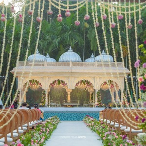 Domo Maharani y Mandap Estilo Jaki para Bodas, Diseño Moderno y Simple, Duradero para Exteriores - Product Image 5