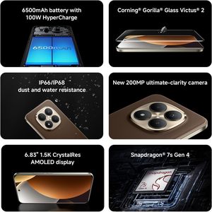 XIA/OMI Red Mi Note 15 Pro+ Plus 5G Ai (512 Go + 12 Go) NFC 6,8 pouces 120 Hz Autre Octa Core Anglais - Product Image 2