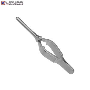 LEES 25cm <b>Right</b> <b>Angled</b> Atraumatic Winklig Bronchus <b>Clamp</b> Manual Surgical Thoracic Medic Instruments with MOL Safety Standard - Product Image 2