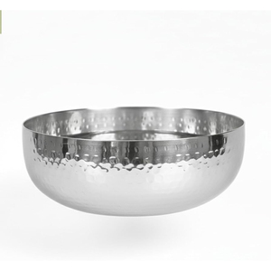 Handmade Mirror Polish Metal Fruit Bowl Durable Deep Oval Stainless Steel Salad Dish For Professional Catering & Modern <b>Kitchen</b> - Product Image 2