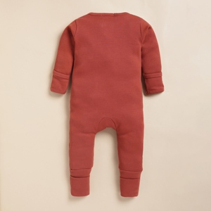 Mameluco con cremallera de bambú elastano de calidad premium-Picante - Product Image 2