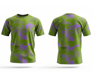 เสื้อยืด OEM แบบซับลิเมชั่น ออกแบบเองได้ แห้งเร็ว สำหรับออกกำลังกายและฟิตเนส |   ไซส์ผู้ชาย ผู้หญิง และเยาวชน |   น้ำหนักเบา แห้งเร็ว - Product Image 3