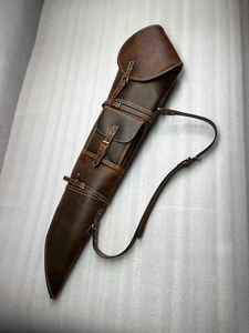 Étui de transport en cuir de qualité supérieure et durable pour armes à feu, idéal pour la chasse au gros gibier – Holster de haute qualité - Product Image 5
