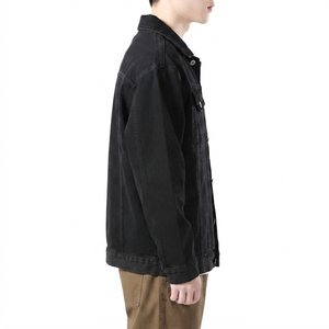 <b>Men</b> <b>Denim</b> <b>Jacket</b> Classic Button Front Trucker Coat with Durable Cotton Fabric Chest Pockets Long Sleeves Casual <b>Denim</b> <b>jacket</b> - Product Image 4