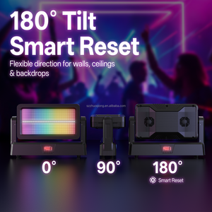 U`King 180W Srtobe Moving Head Pixel Wall Wash Light DMX Control LED Flash Matrix Light pour DJ <span class=keywords><strong>Disco</strong></span> Nightclub Wedding Party Show - Product Image 4
