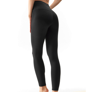High Waist Yoga Leggings With 2 Pockets <b>Tummy</b> <b>Control</b> Workout Running 4 Way Stretch Yoga Pants in high quality suitable price - Product Image 3