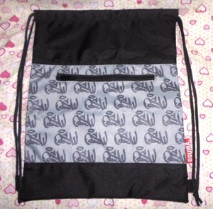 กระเป๋าเป้สะพายหลังแบบมีเชือกผูก ยี่ห้อ Prime Bags  วัสดุ Oxford กันน้ำ ป้องกันการโจรกรรม ขนาดใหญ่ พกพาสะดวก  พร้อมโลโก้สั่งทำพิเศษและโครงภายนอก - Product Image 6