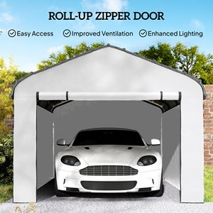 Pannello Laterale di Ricambio per Tettoia Auto 10FT X 15FT, Copertura Impermeabile Bianca UPF50+ - Product Image 6
