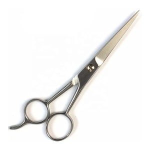 Ciseaux de barbier professionnels pour droitiers, en acier inoxydable 4Cr13, avec manche moyen, design personnalisé, prix de gros, pour salon de coiffure - Product Image 5