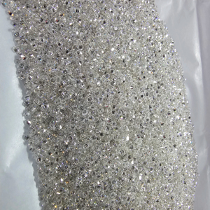 HPHT Lab Grown Filled Brilliant Cut Diamonds 0.031ct 0.035ct F Color Excellent Polished Melee Sieve Certified Jewelry Making R&K - Product Image 1