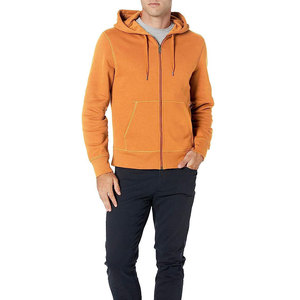 Wholesale Fitness Cotton Fleece <b>Waterproof</b> Zipper Hoodies for Men OEM Custom Label Workout Casual Hip Hop Style Bulk Factory - Product Image 1