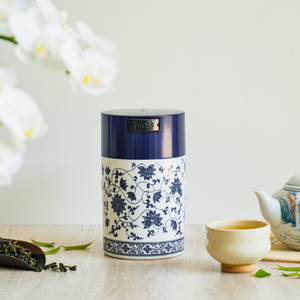 Pot de stockage de thé hermétique en PS de qualité alimentaire 0,57 L, anti-humidité et anti-odeur, conteneur de cuisine pour 150 g de thé, compatible réfrigérateur et congélateur - Product Image 1