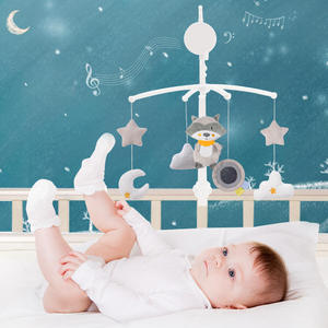 Fabricant Premium : Hochets pour bébé, Jouet en tissu réconfortant, Mobile musical de chevet rotatif transfrontalier pour bébés de 0 à 1 an - Product Image 4