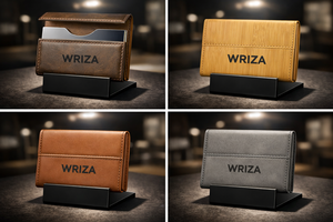 WRIZA Porte-cartes de visite fin et élégant, léger et professionnel, pour une utilisation quotidienne bien organisée, avec un design élégant et durable - Product Image 2