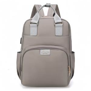 Sac à dos unisexe 17 pouces anti-vol RFID, logo personnalisé, imperméable, Oxford, USB, style tendance, polyester, fermeture éclair, école, voyage - Product Image 6