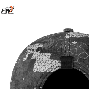 Casquette de camionneur camouflage marron 6 panneaux unie de haute qualité pour l'été, style 112, vente en gros - Product Image 6