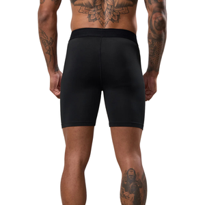 <b>Mens</b> Black <b>Compression</b> Training <b>Shorts</b> Stretch Fit Gymwear Running Workout Sportswear Moisture Wicking Activewear <b>Shorts</b> - Product Image 3