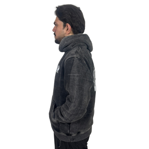 Sudaderas y sudaderas de moda para hombres Mujeres Parejas Hombres Super Soft Oversized Acid Wash Basics Hoodies - Product Image 3