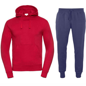 Wholesale Pullover <b>Hoodie</b> and Straight Leg Pants Set Custom logo Screen Printing Track Suit Comfortable Jogging Pants Set Men - Product Image 4