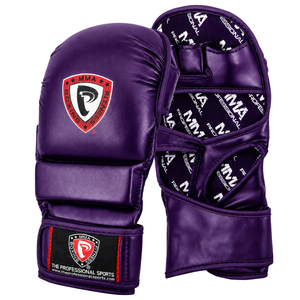 ถุงมือ MMA สำหรับฝึกซ้อมแบบสปาร์ริงและกราปลิง  แบบติดตีนตุ๊กแก  ทำจากหนัง PU สำหรับการฝึกซ้อม  ขายส่ง รับผลิตแบบ OEM และติดฉลากส่วนตัว - Product Image 6