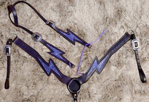 Selle de sécurité pour cheval western en cuir véritable souple et durable, conçue sur mesure, avec tête de bride et harnais à boucles, en cuir naturel, travaillée à la main - Product Image 4