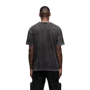 เสื้อยืดโอเวอร์ไซส์แบบฟอกสี 100% ผ้าฝ้าย วินเทจ ลุคสตรีทแวร์ คอกลม แขนสั้น สำหรับผู้ชาย เสื้อฟอกสี - Product Image 4