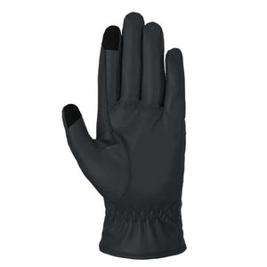 Gants d'équitation d'hiver en cuir pour femme de qualité supérieure, doublure polaire chaude, respirants, fermeture éclair métallique, matelassage, pour dressage et selle - Product Image 5