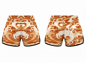 Shorts de Muay Thai personnalisés Pro Felt pour hommes, en polyester satiné, pour arts martiaux, entraînement de kickboxing, vêtements de sport - Product Image 4
