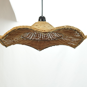 Luminaire suspendu en rotin de bambou sur mesure, design personnalisé, pour la décoration de café et de restaurant - Product Image 4
