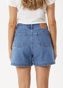 Shorts en jean skinny taille mi-haute pour femme, décontractés, été, fermeture boutonnée, délavage clair personnalisé, 100% broderie en relief - Product Image 4