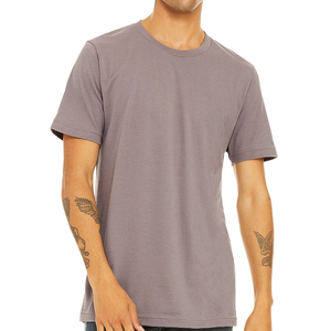 T-shirts pour hommes personnalisés en gros, coupe ajustée, décontractés, légers, col rond - Product Image 3