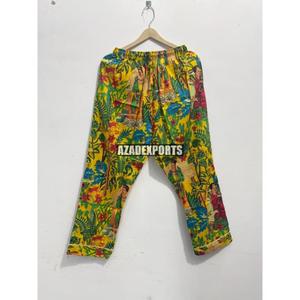 Ensemble de pyjama pour femmes en coton biologique 100% imprimé floral, respirant, à séchage rapide, avec fermeture boutonnée, manches longues, col classique, vêtements de nuit - Product Image 4