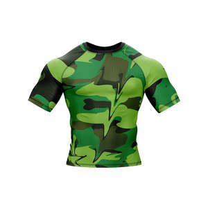 Men's Rash Guard Sport T-Shirts with Custom Logo Breathable Comfortable Short <b>Sleeve</b> Customized Color & Size - Product Image 6