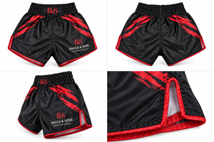 Shorts de Muay Thai et MMA unisexes de haute qualité, 100% polyester, vente en gros d'usine, pour la lutte - Product Image 4